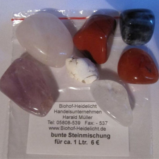 Edelsteine (1 Beutel Wassermischung) für ca 1 Ltr. Wasser