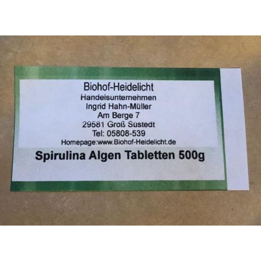 Spirulina Algen Tabletten 500g Beutel