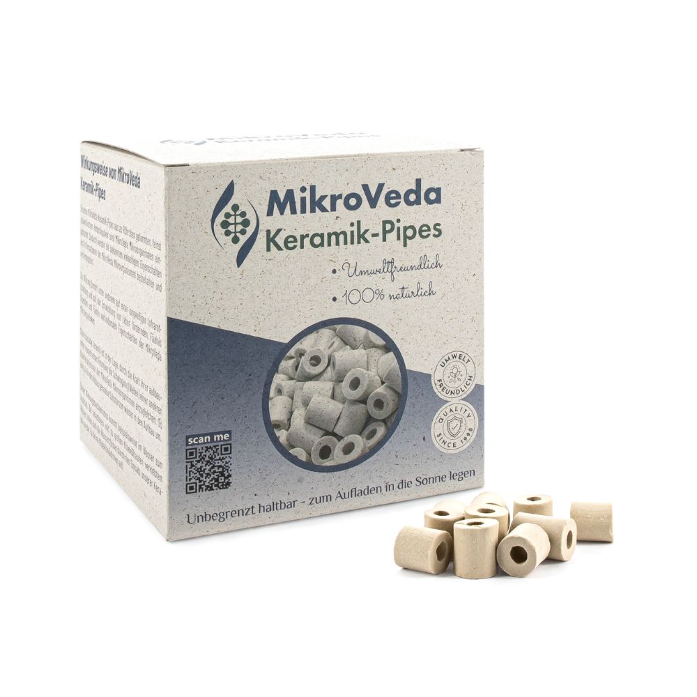 Effektive Mikroorganismen Keramik grau Roehrchen 500g