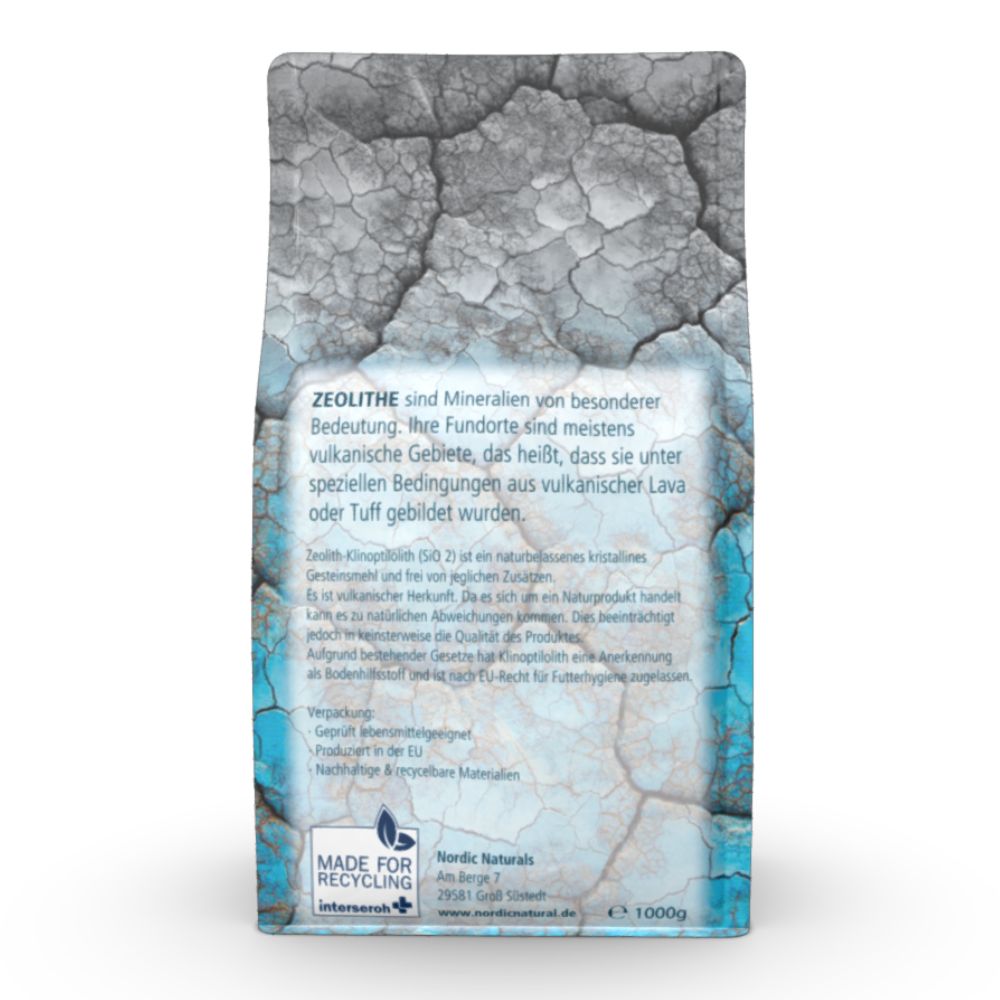 Zeolith Pulver feinst zermahlen