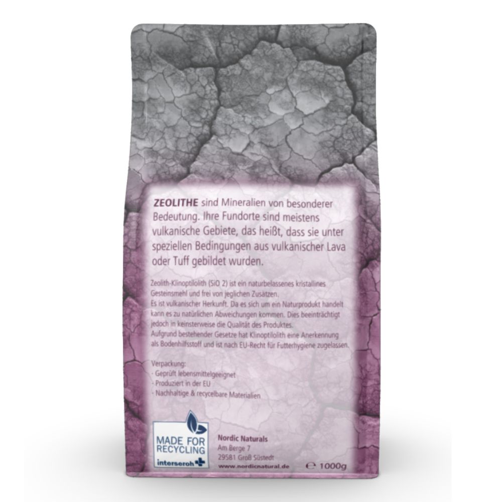 Zeolith Pulver fein zermahlen